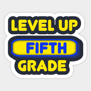 Level Up, Fifth Grade Sticker